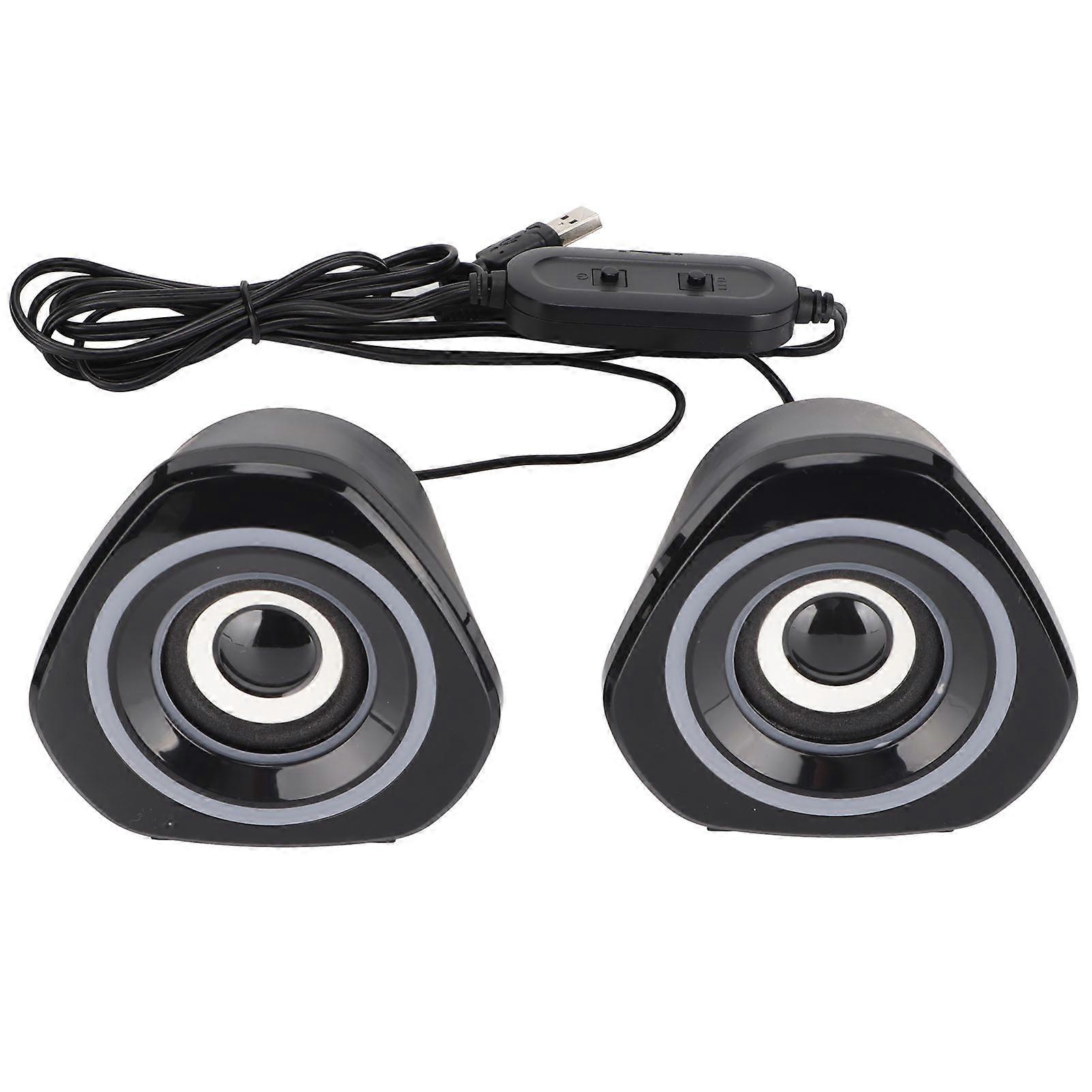 Speaker, USB, Powered, Subwoofer, Mini, LED, Play, Station4