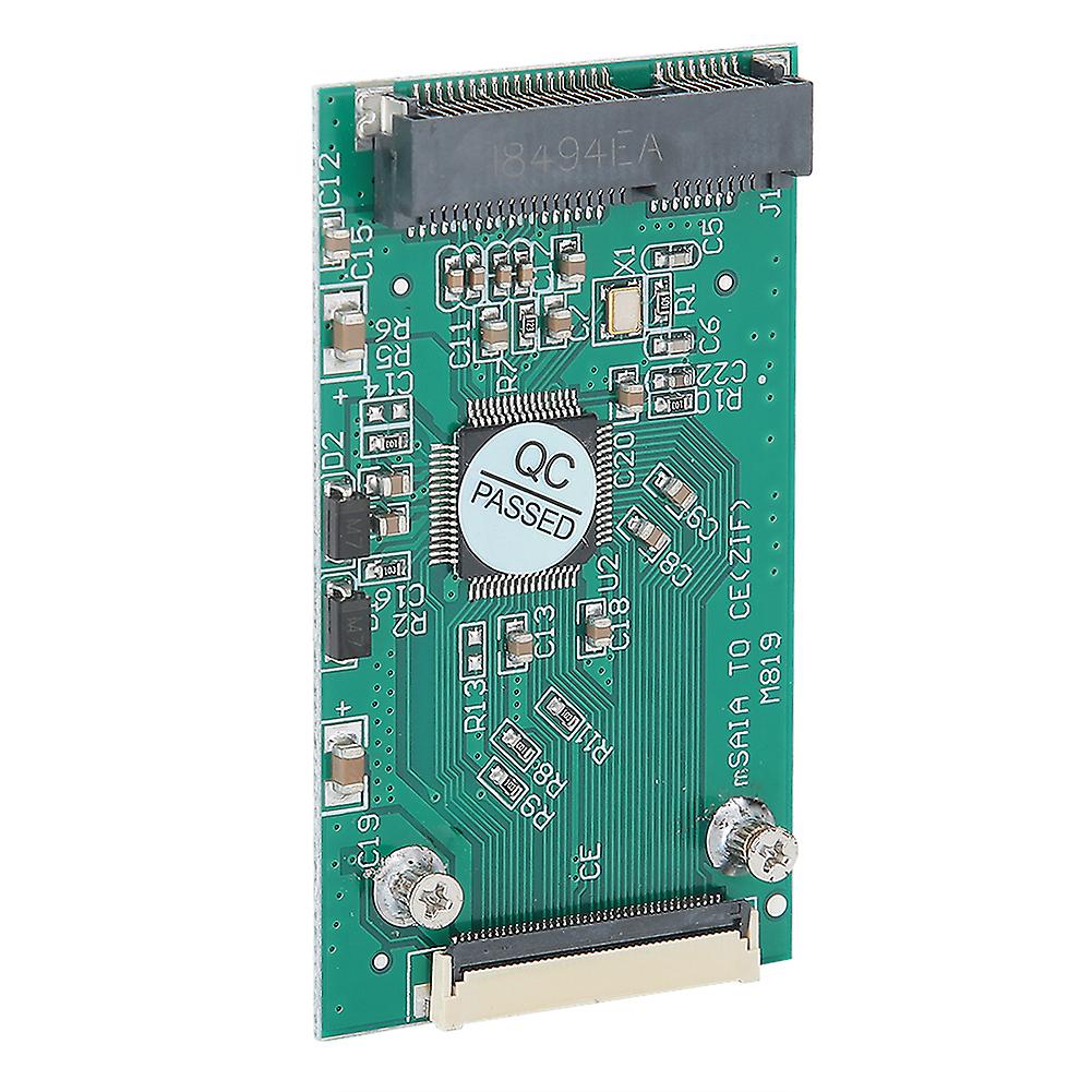 Riser Card Green ABS MSATA to CE/ZIF SSD Solid-State Drive Adapter Computer Accessories