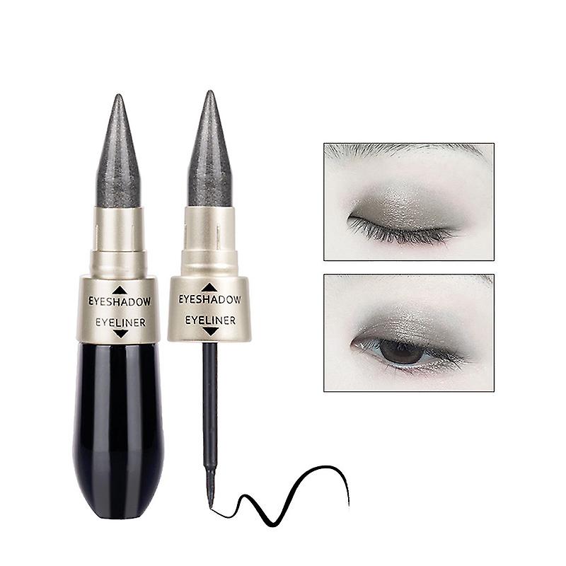 2 in 1 Eye Shadow + Liquid Eyeliner Long Lasting Liquid Makeup Waterproof Beauty Natural Eye Liner