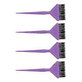 4Pcs Hair Color Brush Washable Reusable Professional Color Tint Applicator Hair Coloring Brush for Home Beauty Salon