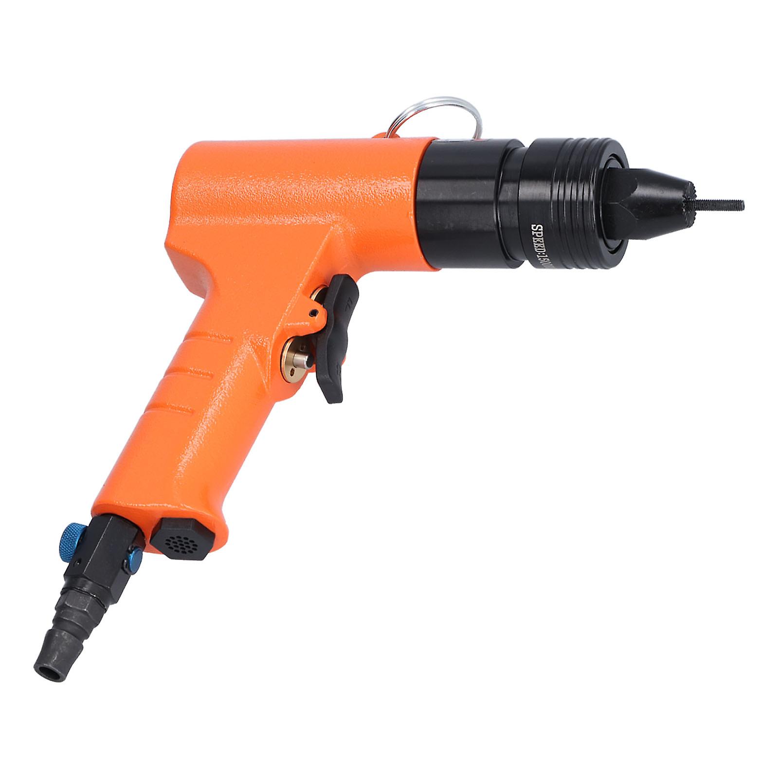 Pneumatic Rivet Nut Gun Pull Riveting Automatic Air Riveter Tool M3/M4 KV‑7801F Interface