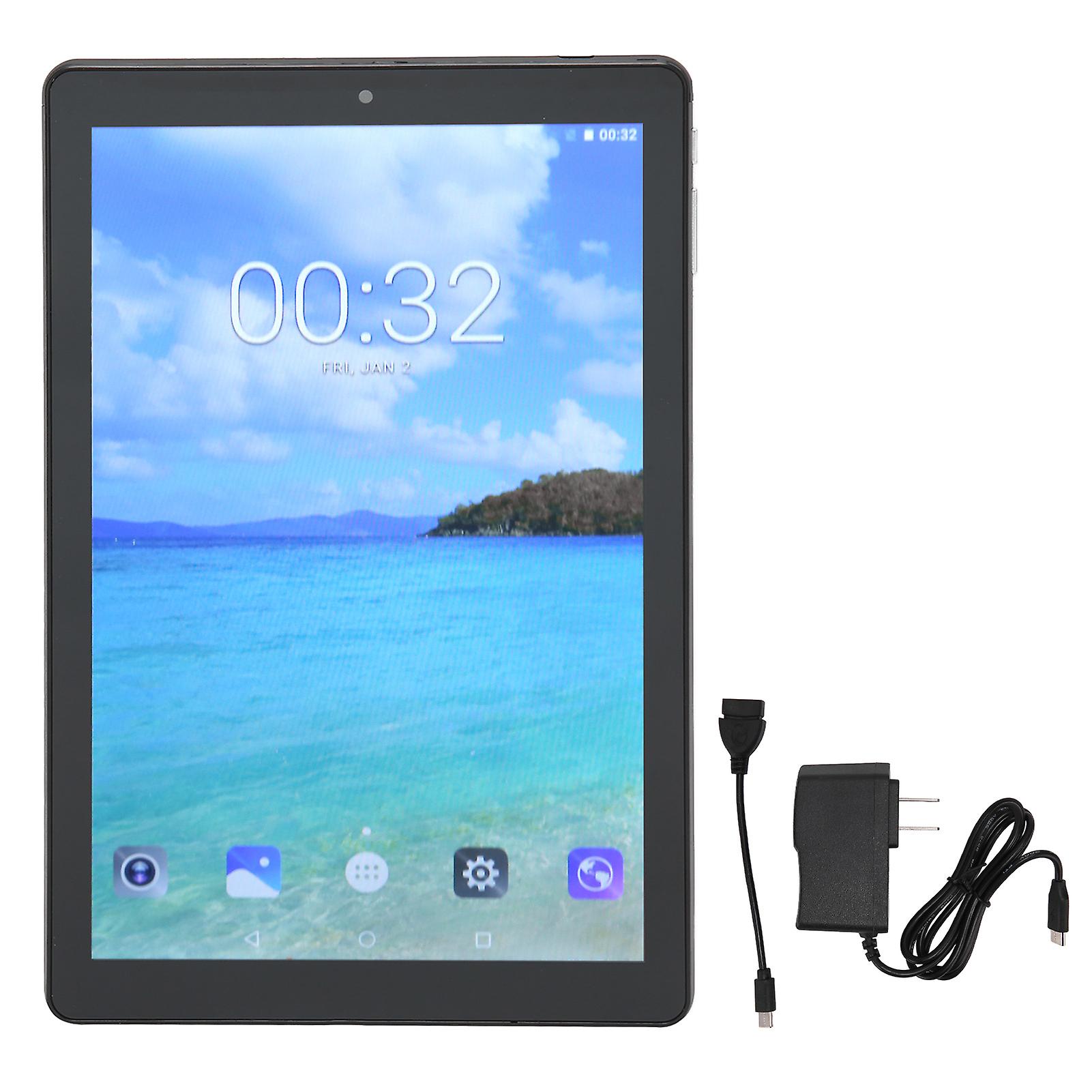 10.1 Inch Tablet 6GB RAM 128GB ROM Octa Core CPU 4G Network 5G WiFi Android 10 Grey