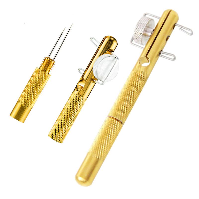 15*1cm Metal Manual Tether Hook Dual Purpose Fishing Hook Tether Hook Underline Hook Knotter Tether Hook