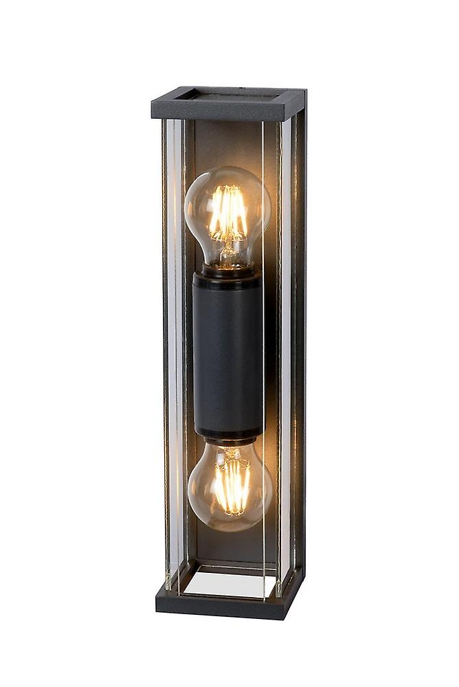 Meribel Wall Lamp 2 x E27, IP54, Graphite