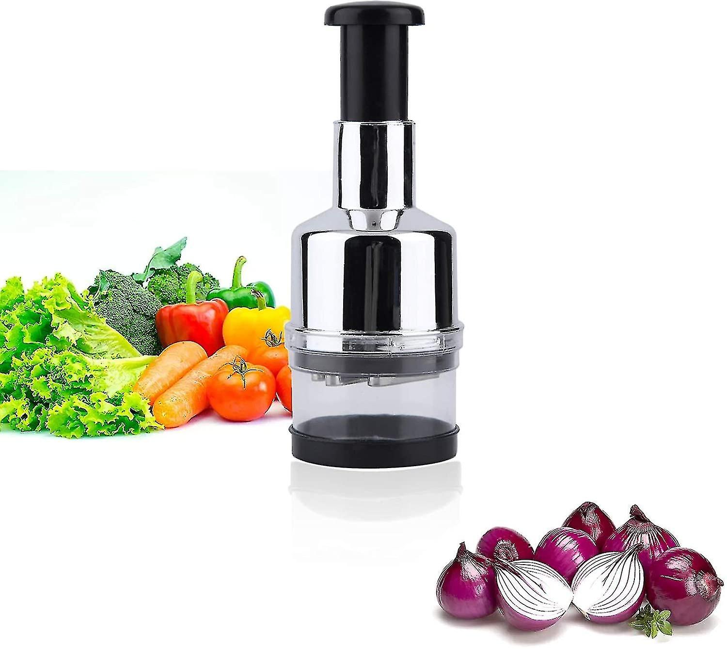 Onion chopper, vegetable chopper, mini onion chopper, manual multifunctional chopper, small onion ch