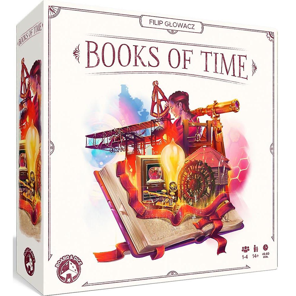 Board and Dice Books of Time Board Game for 1 to 4 Players Ages 14+ and Up
