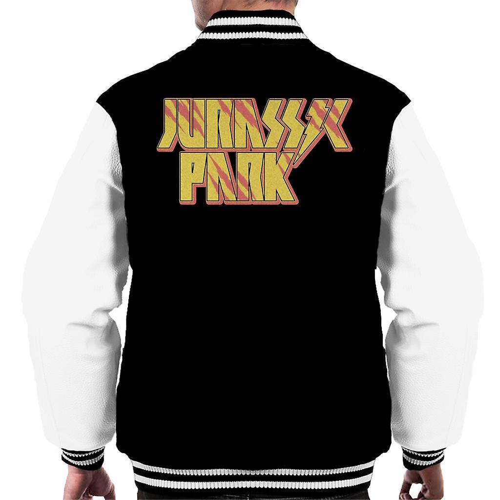 Jurassic Park Lightning Bolt Icon Men's Varsity Jacket