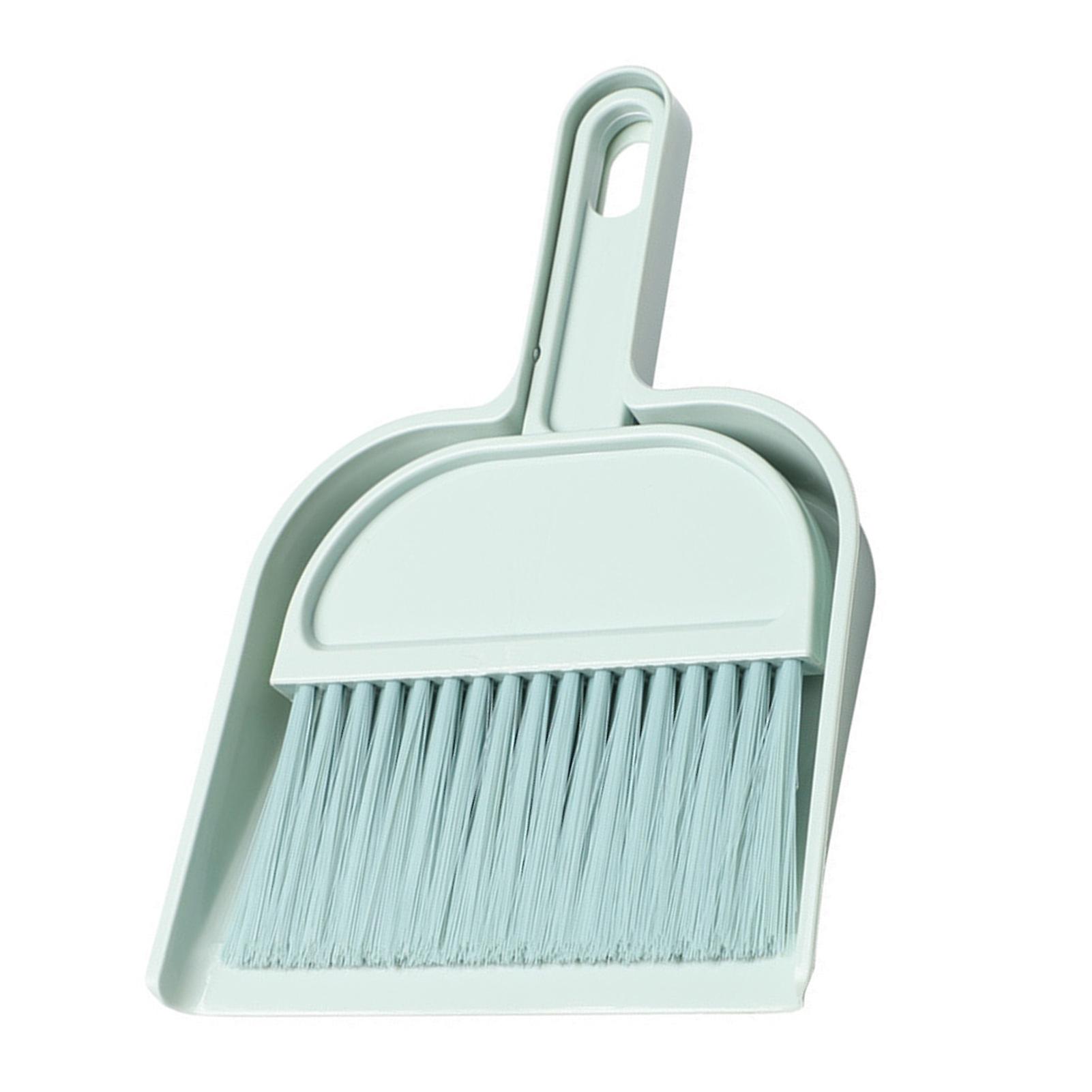 Mini Desktop Broom and Dustpan Set Kids Tiny Hand Dustpan and Cleaning Brush Set for Tabletop Bed Windowsill