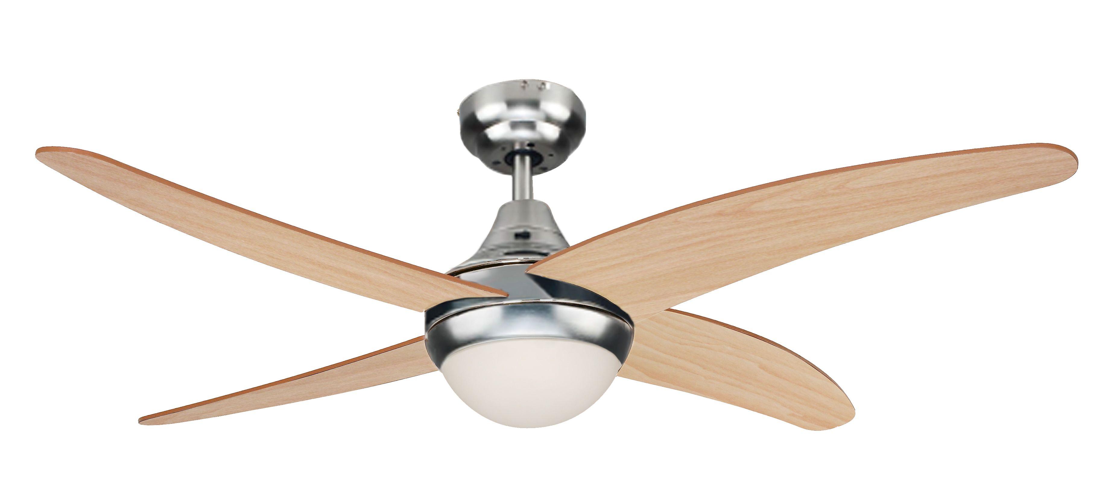 Ceiling fan Achilia 105cm / 41" with light and remote