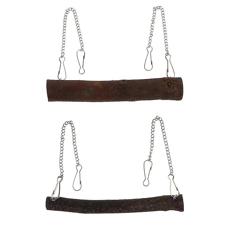 2pcs Parrot Standing Branch