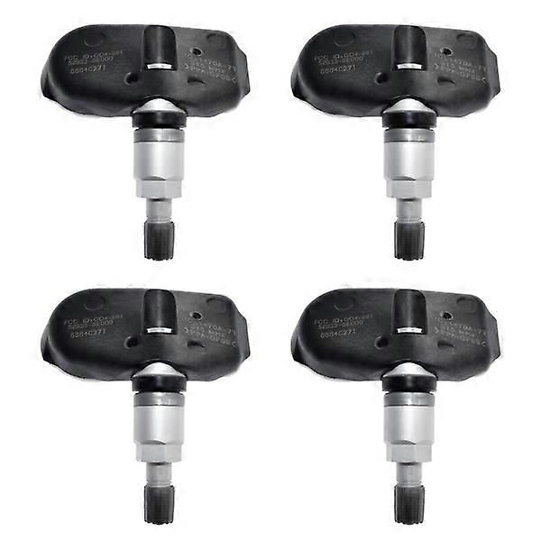 4Pcs TPMS Sensor Tire Pressure Monitoring Sensor 315MHz for Kia 2007~2009 HYUNDAI 2007~2008 52933~3E000 83604