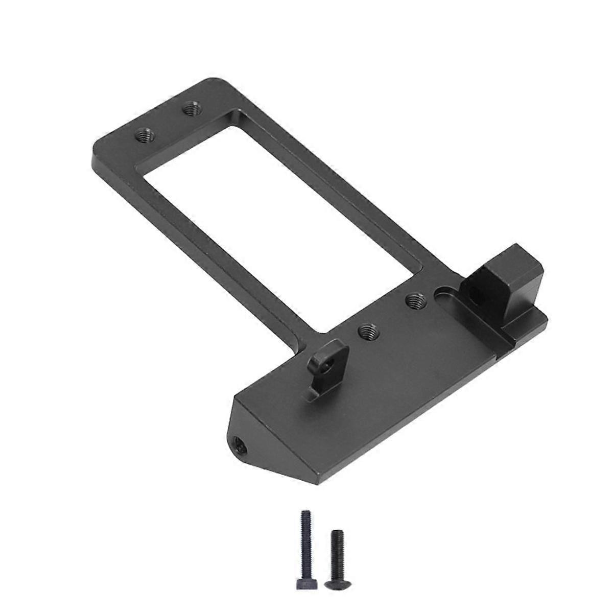 Aluminum Front Axle BAT Servo Mount for 1/10 RC Crawler Car F9 DIY LCG Chassis Upgrade Parts Black