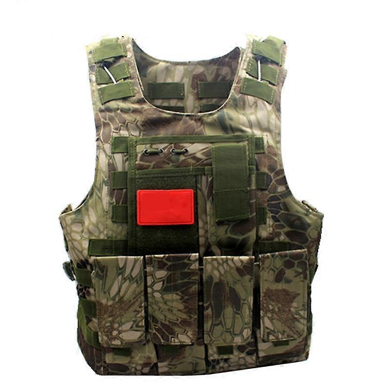 Gilet Tactique Homme Respirant - Pour Airsoft, Paintball, Chasse, Travail En Extérieur, Réglable