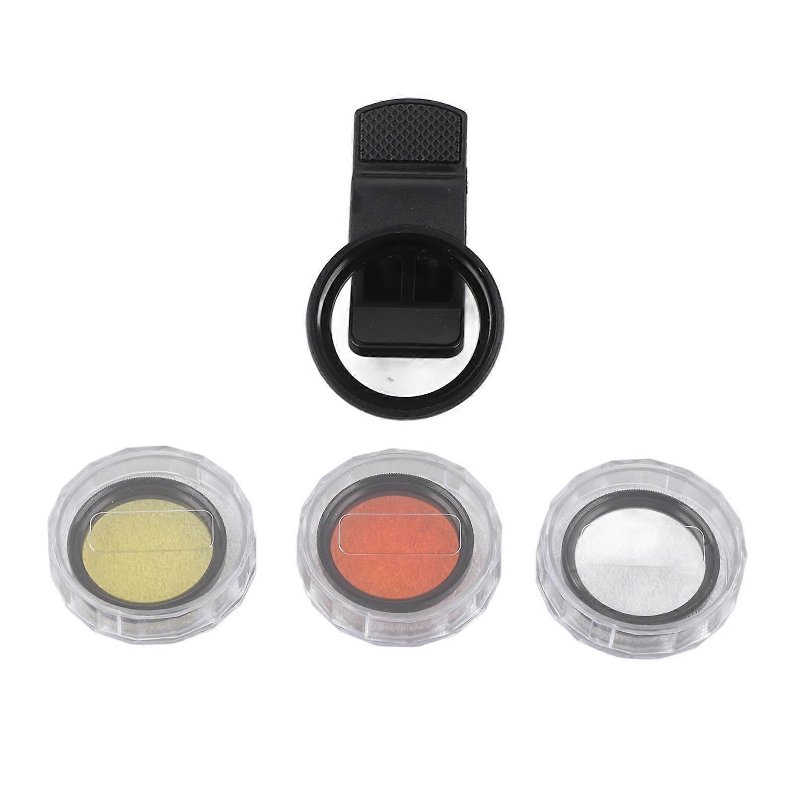 Seawater Fish Tank Coral Cylinder Photography Lens with Macro Filter Aquarium