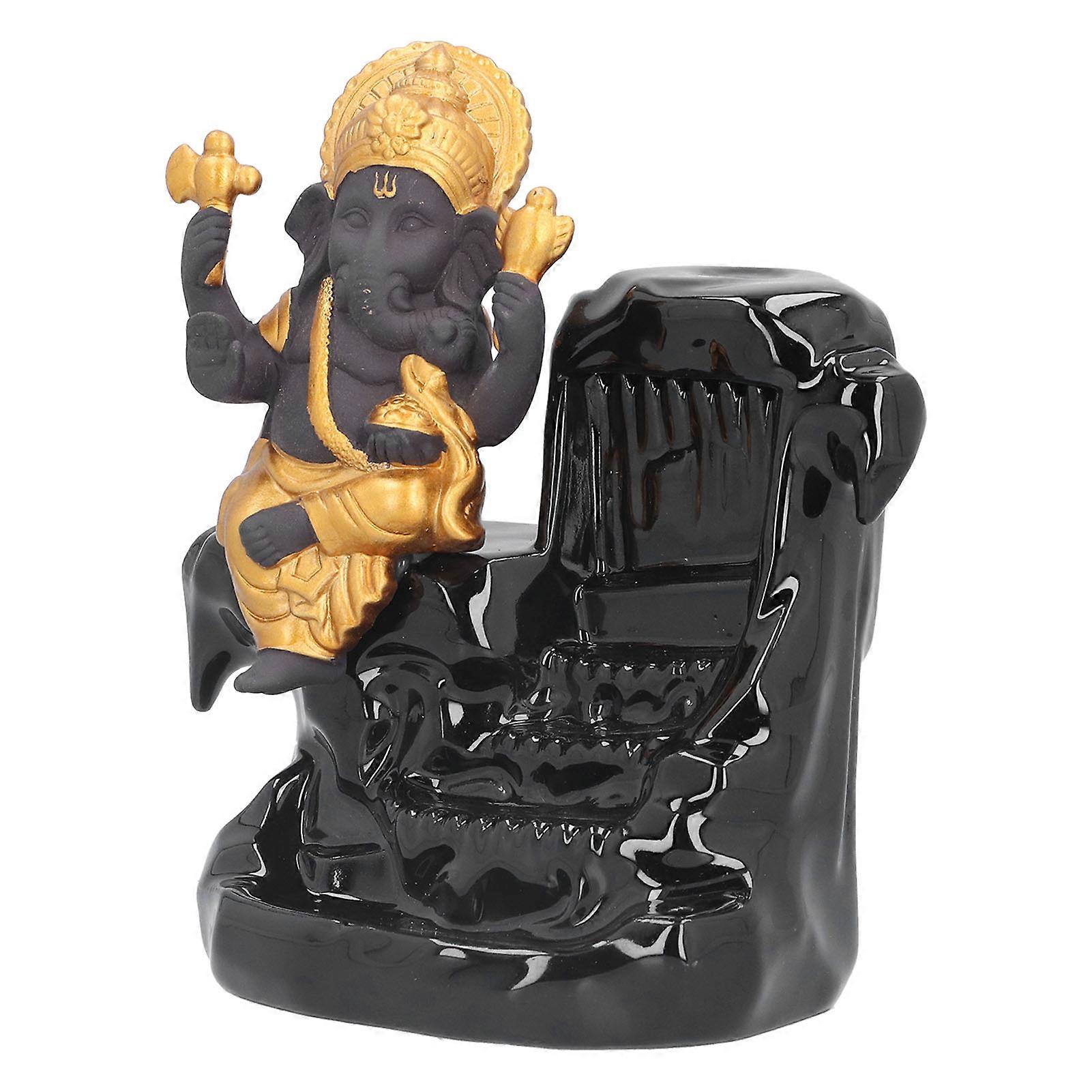 Backflow Incense Burner Desktop Waterfall Incense Holder Ornament for Sauna SPA AromatherapyType 1