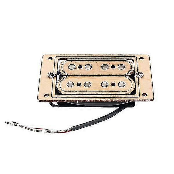 New Maple Wood 4 String Humbucker Picks Cigar Box Guitar Replacement Accessory