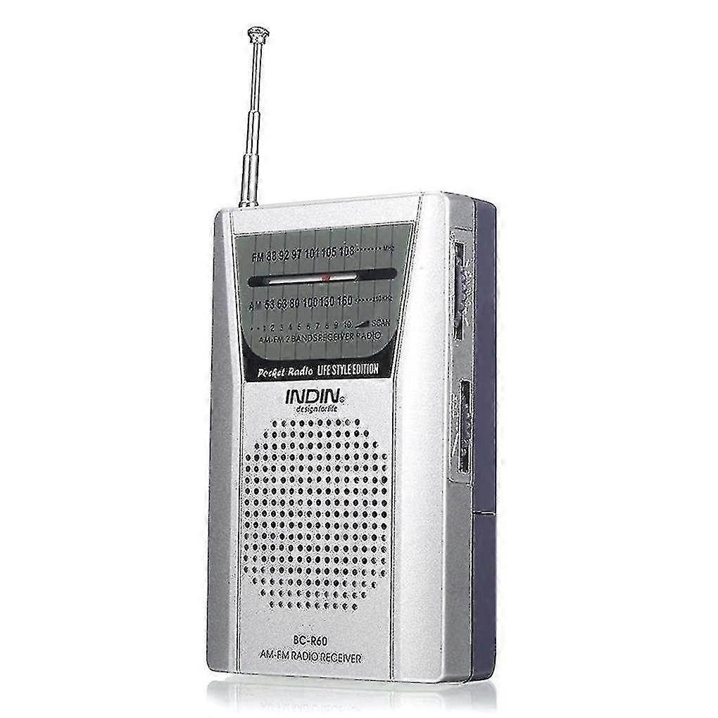 ポータブル Led Am/fm望遠鏡アンテナ無線スピーカー低消費電力無線受信機