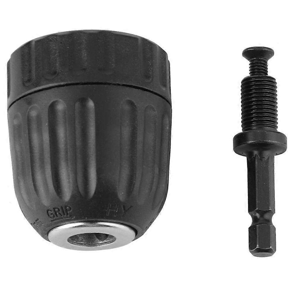 0.8-10mm Self locking Keyless Chuck Impact Hammer Drill Bit Conversion Holder (#02) YEMAA