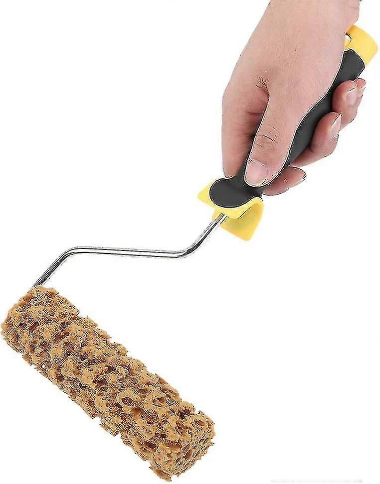 6inch Texture Pattern Paint Roller Brush,paint Roller Embossed With Handle For Wall Painting Tool Decorating - PJ