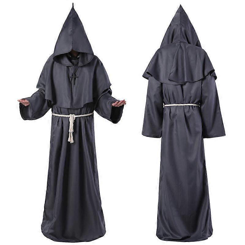 Medieval Monk Robe Monk Costume Wizard Costume Priest Cosplay Costume