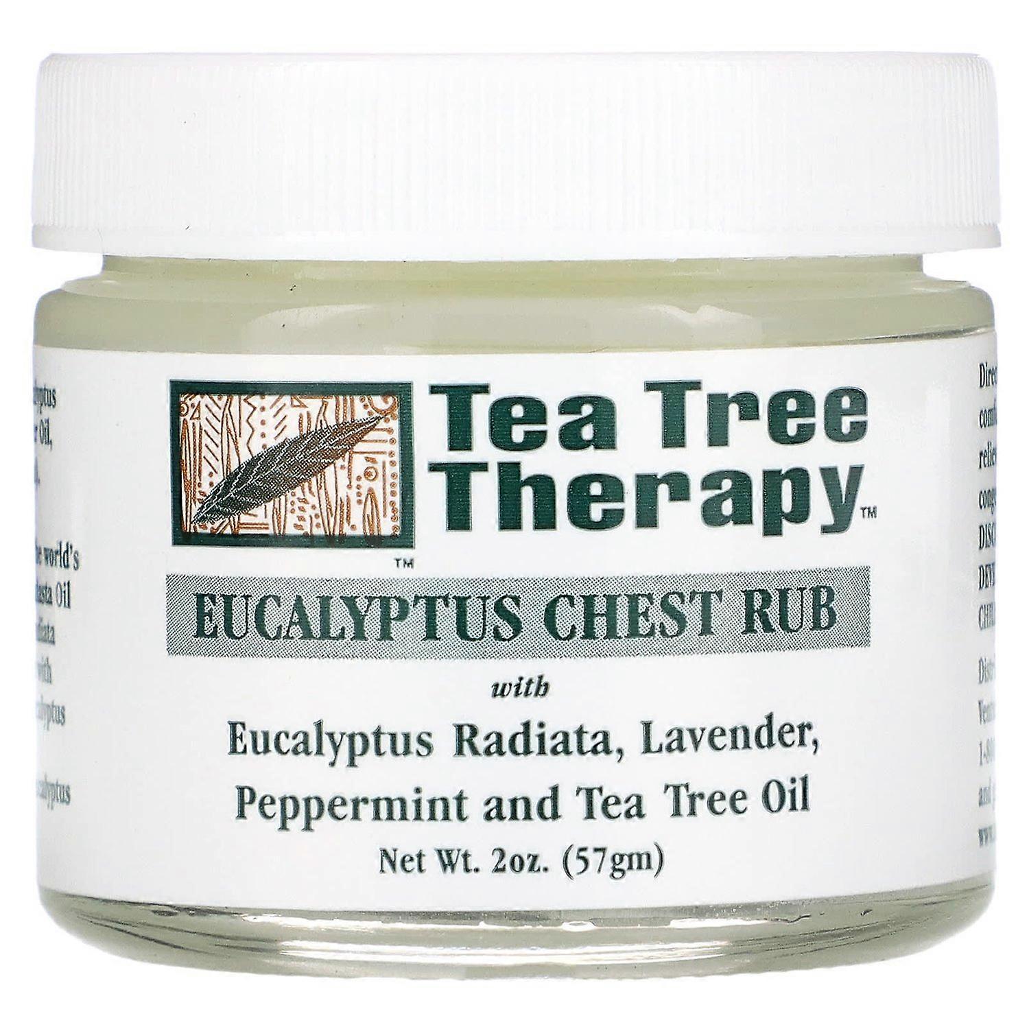 Tea Tree Therapy, Eucalyptus Chest Rub, 2 oz (57 g)