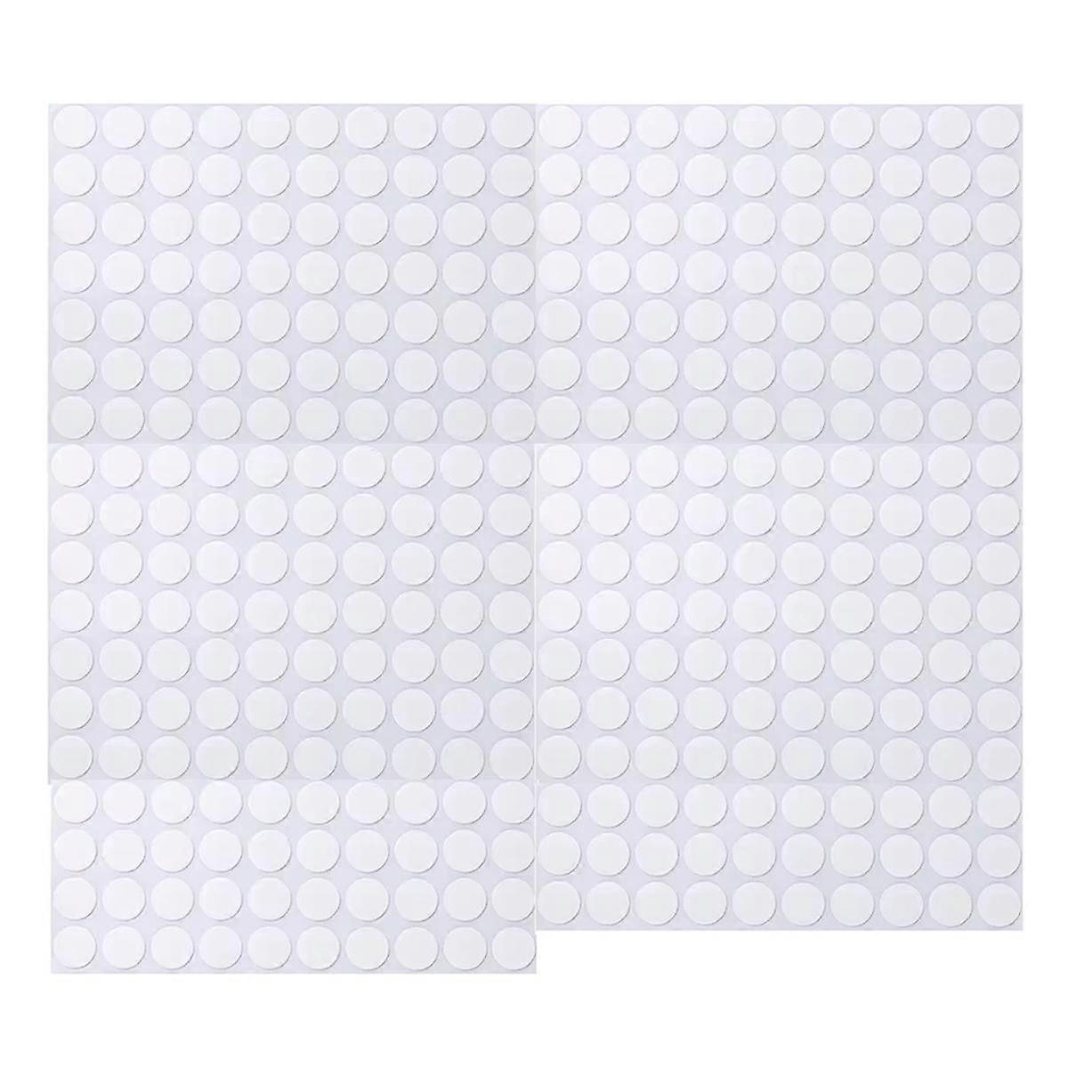Double-Sided Adhesive Round Adhesive with Adhesive Seamless Waterproof Double-Sided Adhesive Tape 20x0.5mm in Diameter
