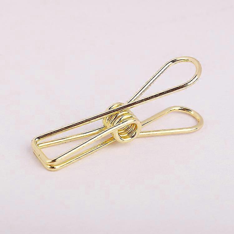 Gold Small Metal Clips - Versatile Utility Clips30pcs