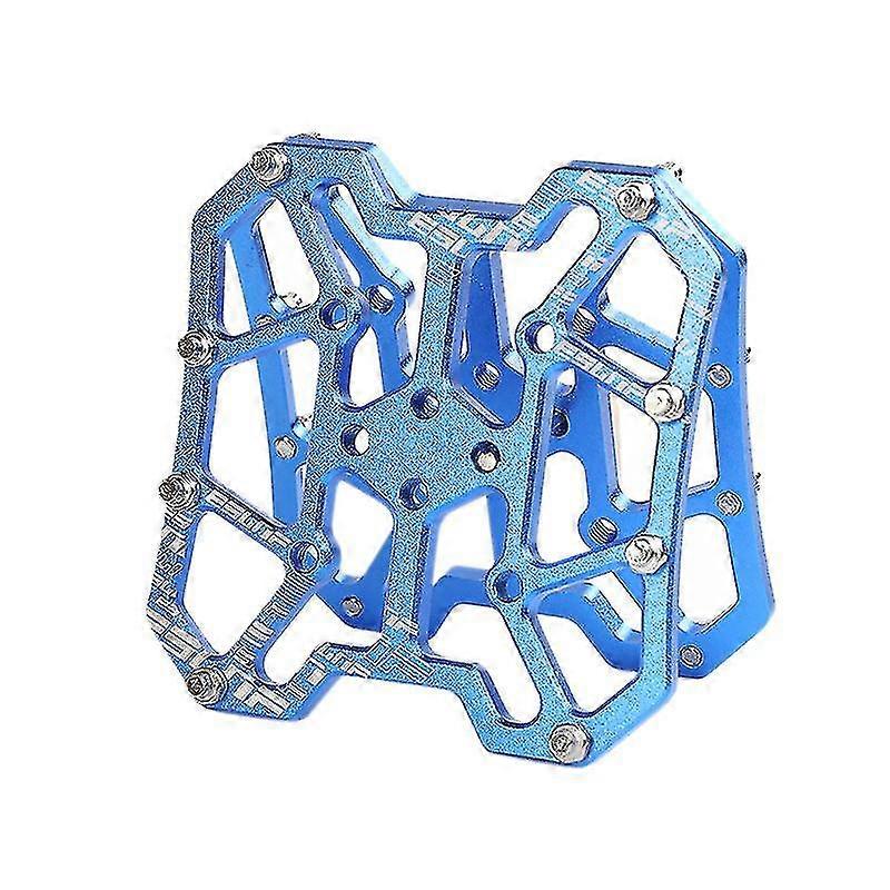 Eslnf 1 Pair Clipless Pedal Platform Adapters For Spd Pedal Blue