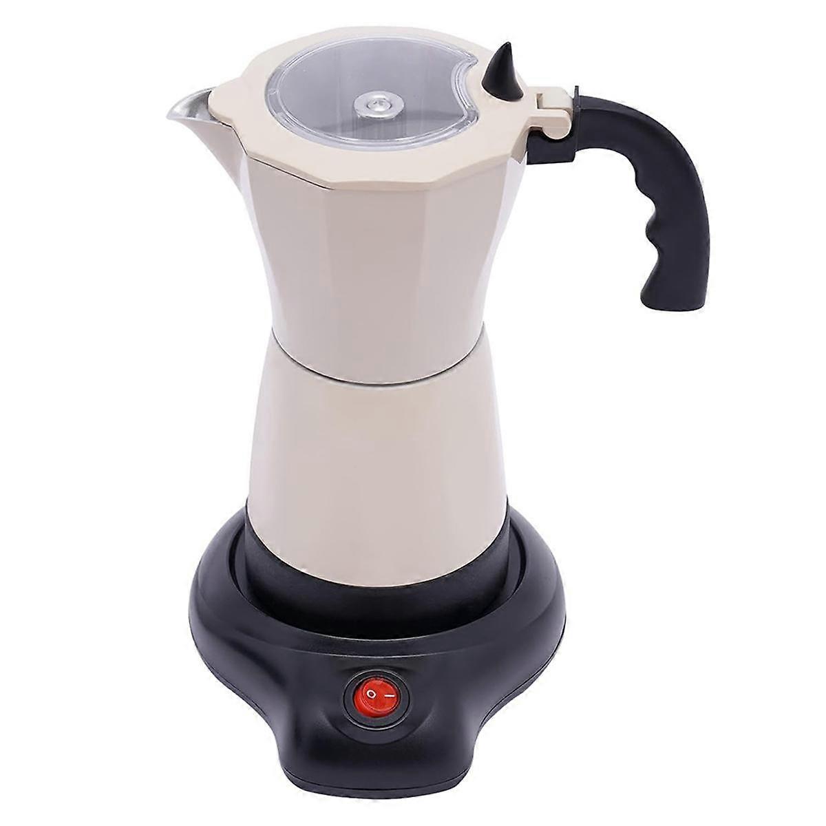 Stovetop Espresso Machine with Electric Heating Plate Espresso Maker for Induction Cooker Espresso