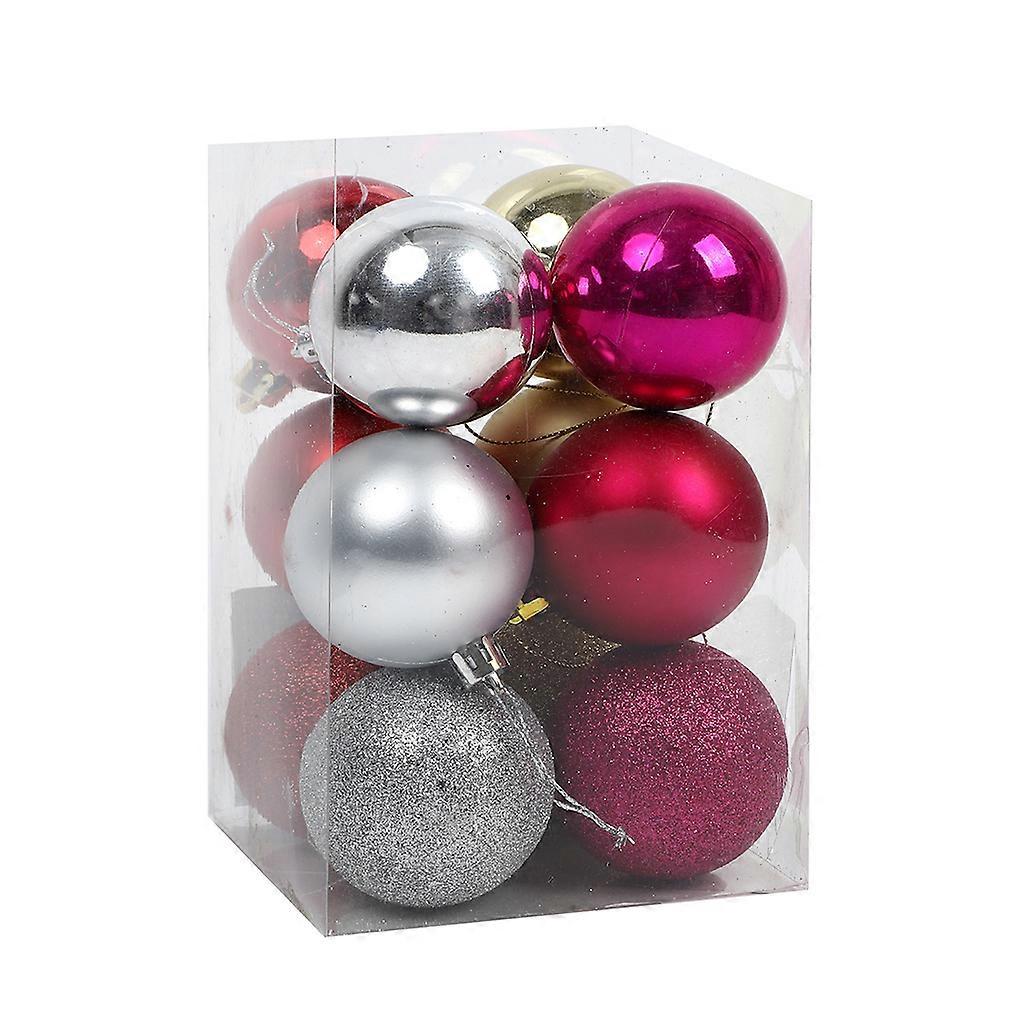 12Pcs Bolas de Navidad, Juego de Adornos para Colgar Decorativos para
