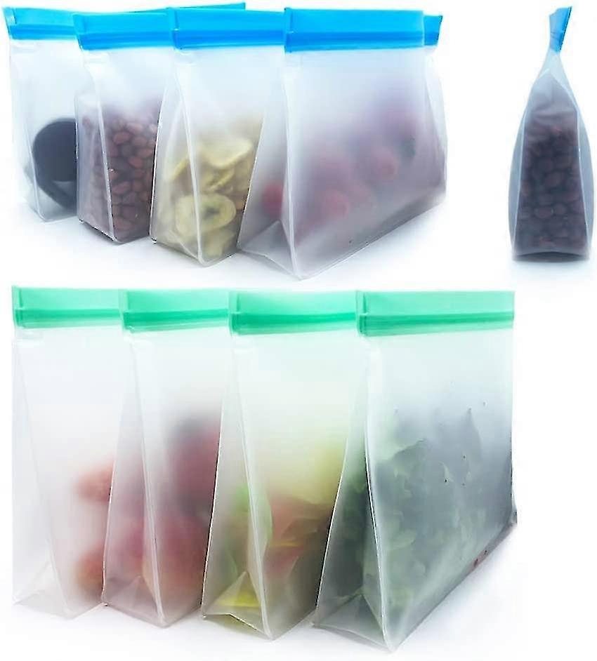 8 Pack Silicone Food Storage Bageco-friendly Reusable Food Wraps