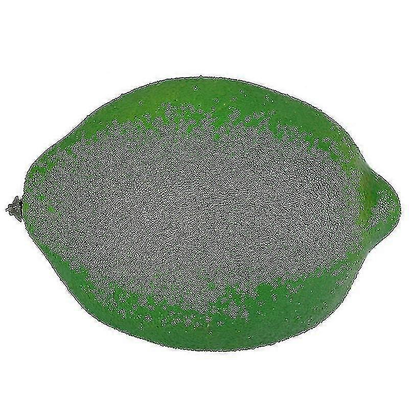 6pcs Simulation Lemon Model Fake Fruit Lemon Green Lemon Early Education Props Decoratio