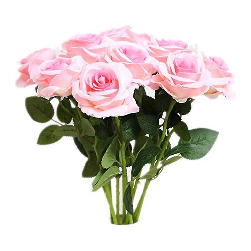 10pcs Artificial Rose Flowers,Simulation Flower Rose Valentine