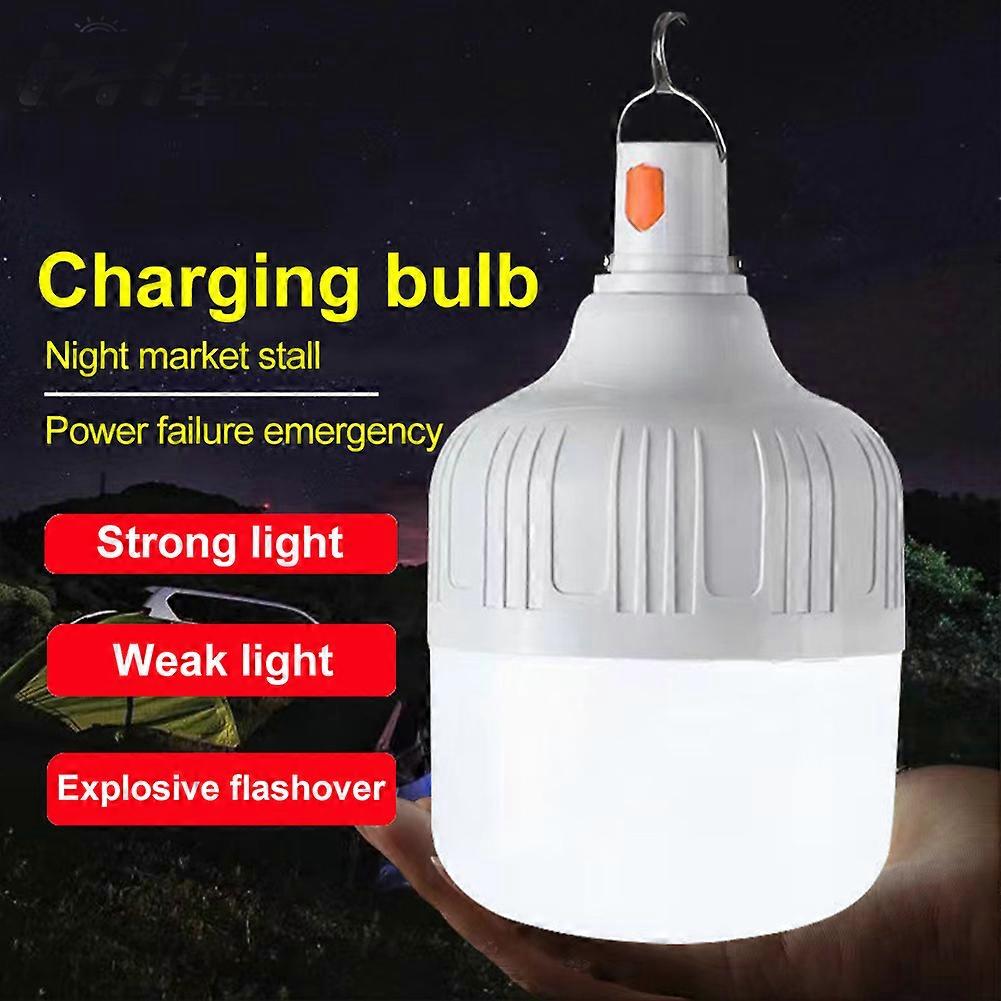 Portable USB Rechargeable LED Lamp Bulbs Hook Up Camping Lanterns Emergency HOT