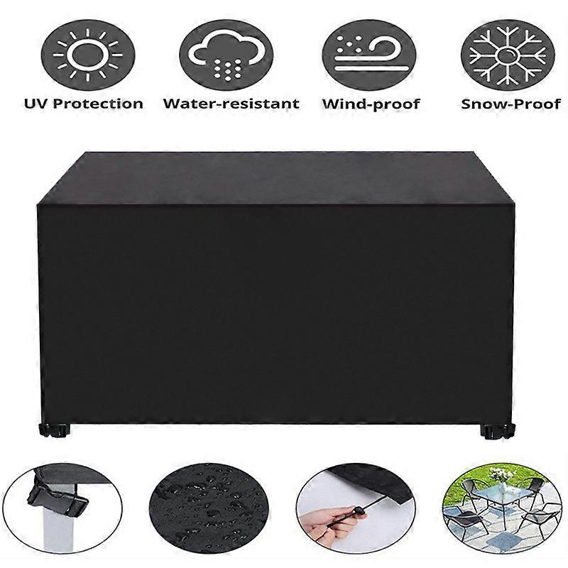 Cover For Garden Furniture, Hood Cover Furniture Sets With Breathable Waterproof Drawstring