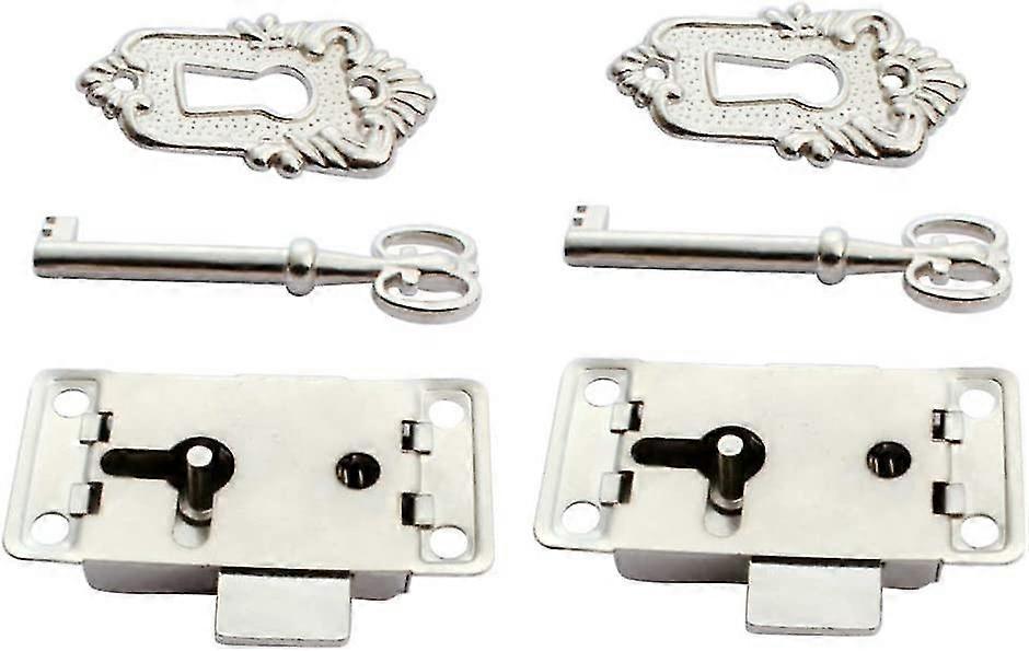 2pcs Cabinet Lock Antique   Decor