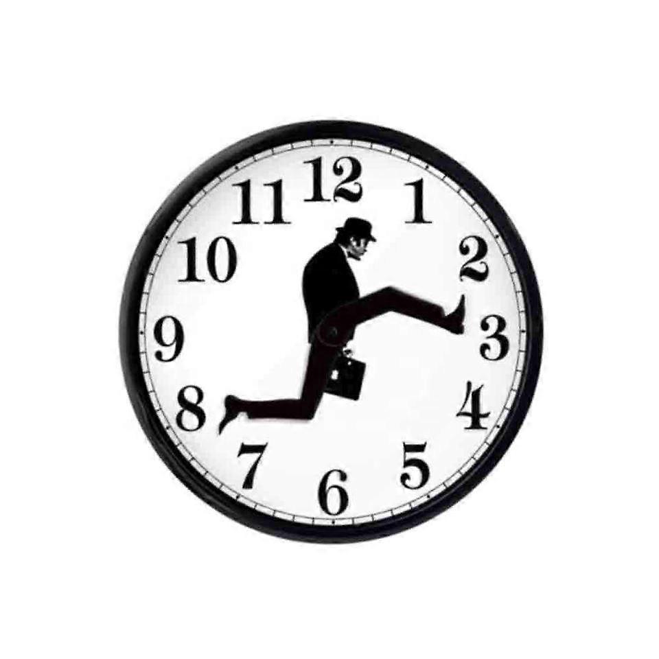 Monty Python Inspirat Silly Walk Wall Clock