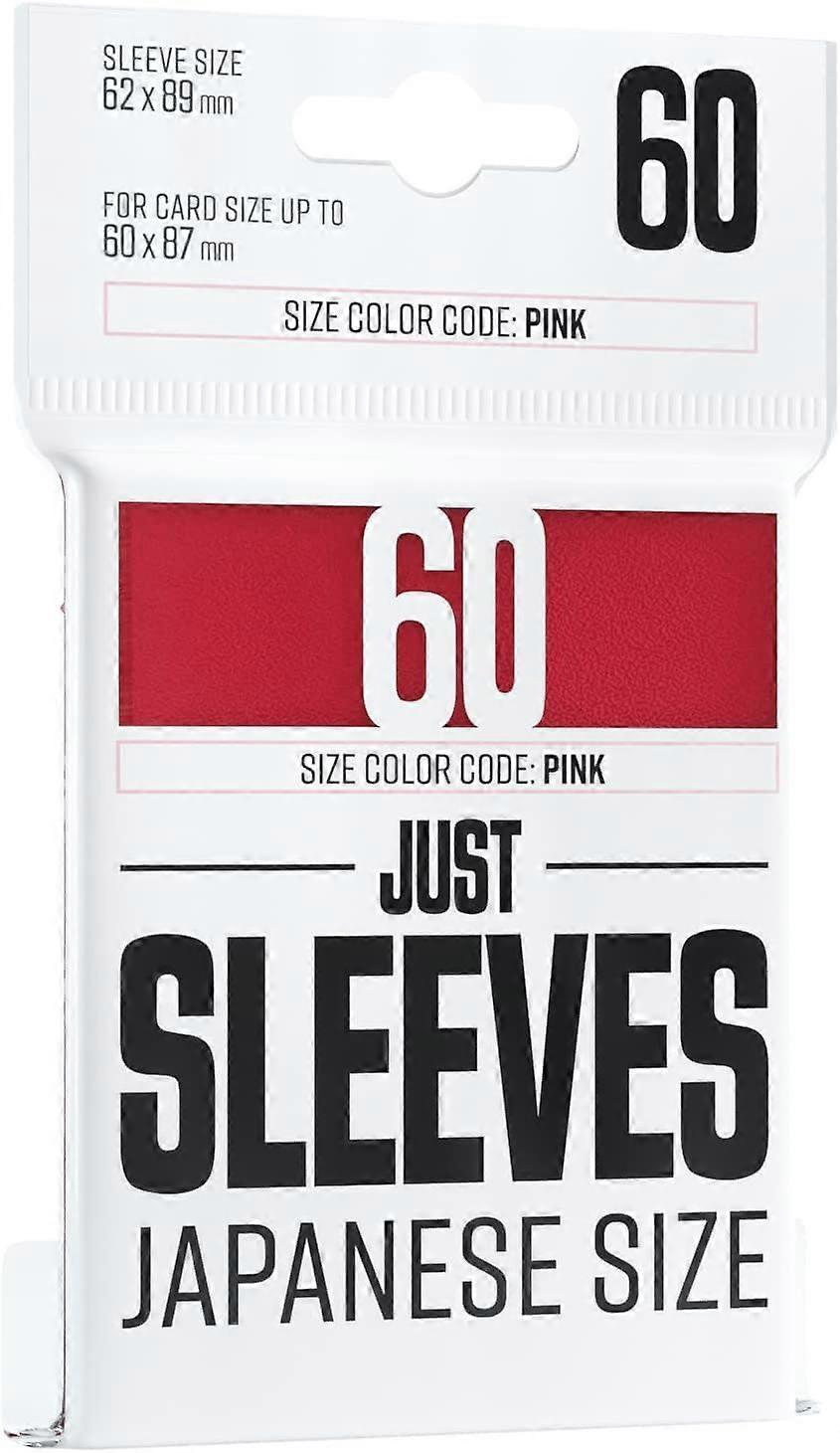 Gamegenic Just Sleeves Japanese Size Red (60ct)