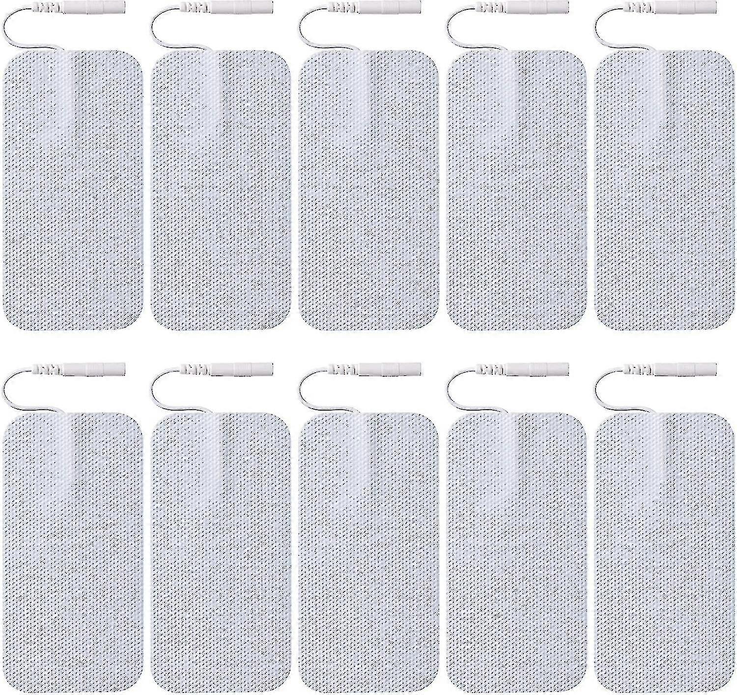 10 Pieces Large Electrode Pads For Tens Unit Replacement Pads For Tens Machine