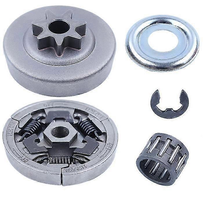 אדפול 7 שיניים 3/8" שרשרת sprocket תואם Stihl Ms311 Ms362 Ms391 Ms461, Sprocket + תוף מצמד + מיסב מחט + מכונת כביסה -sy