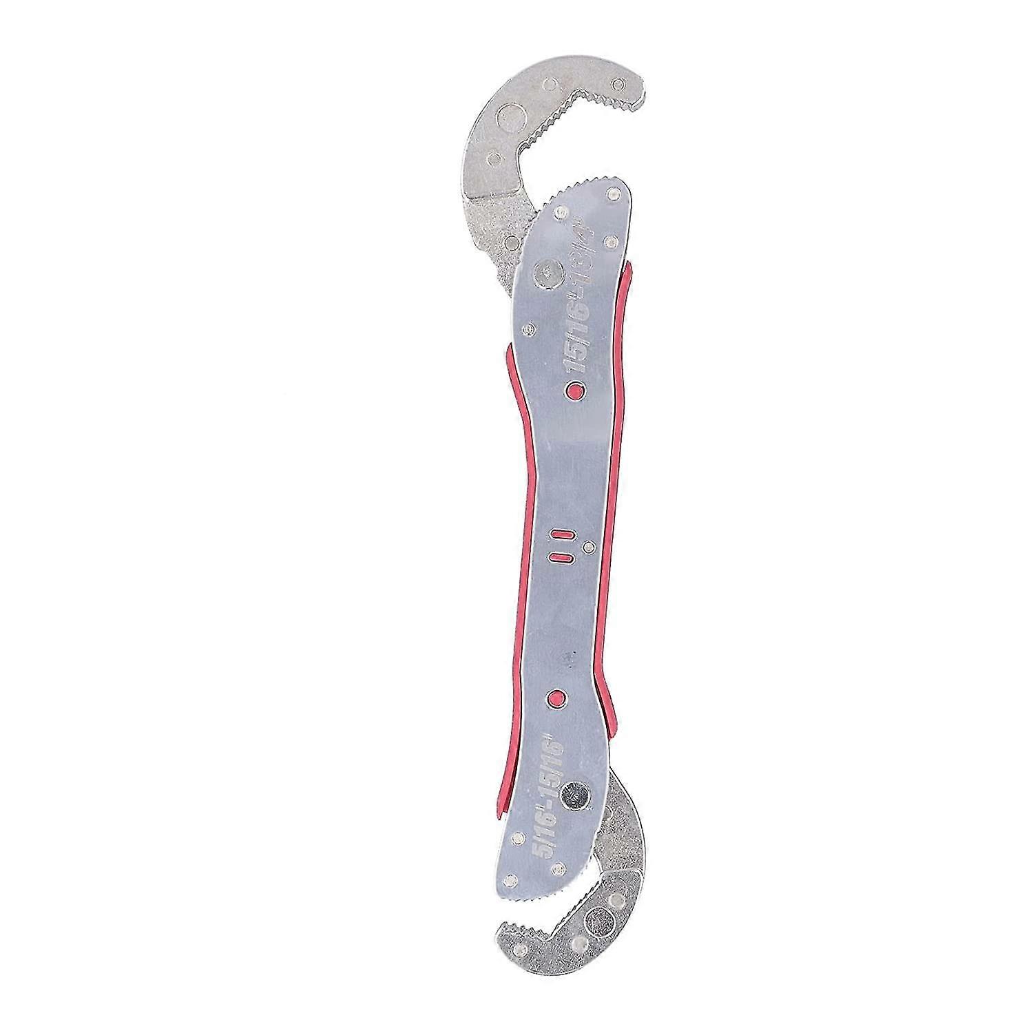 Multifunctional Wrench Universal Adjustable Automatic Wrench (silver) (1pcs)