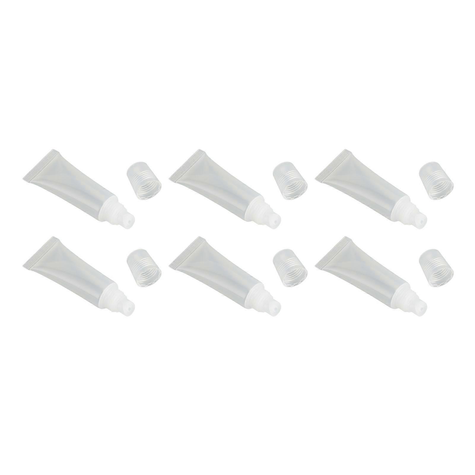 20pcs 10ml Lip Gloss Tubes Professional Refillable Empty Lip Balm Containers for Cosmetics DIY