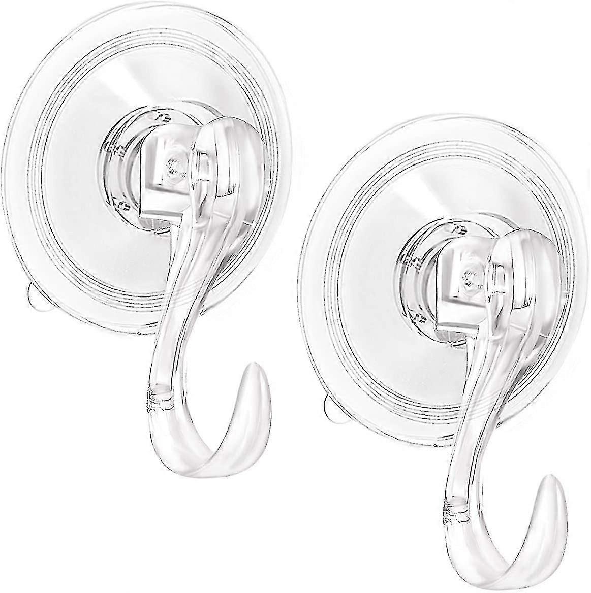 2pcs Wreath Hanger, Suction Cup Hooks With Key Lock, Suction Cup Hook