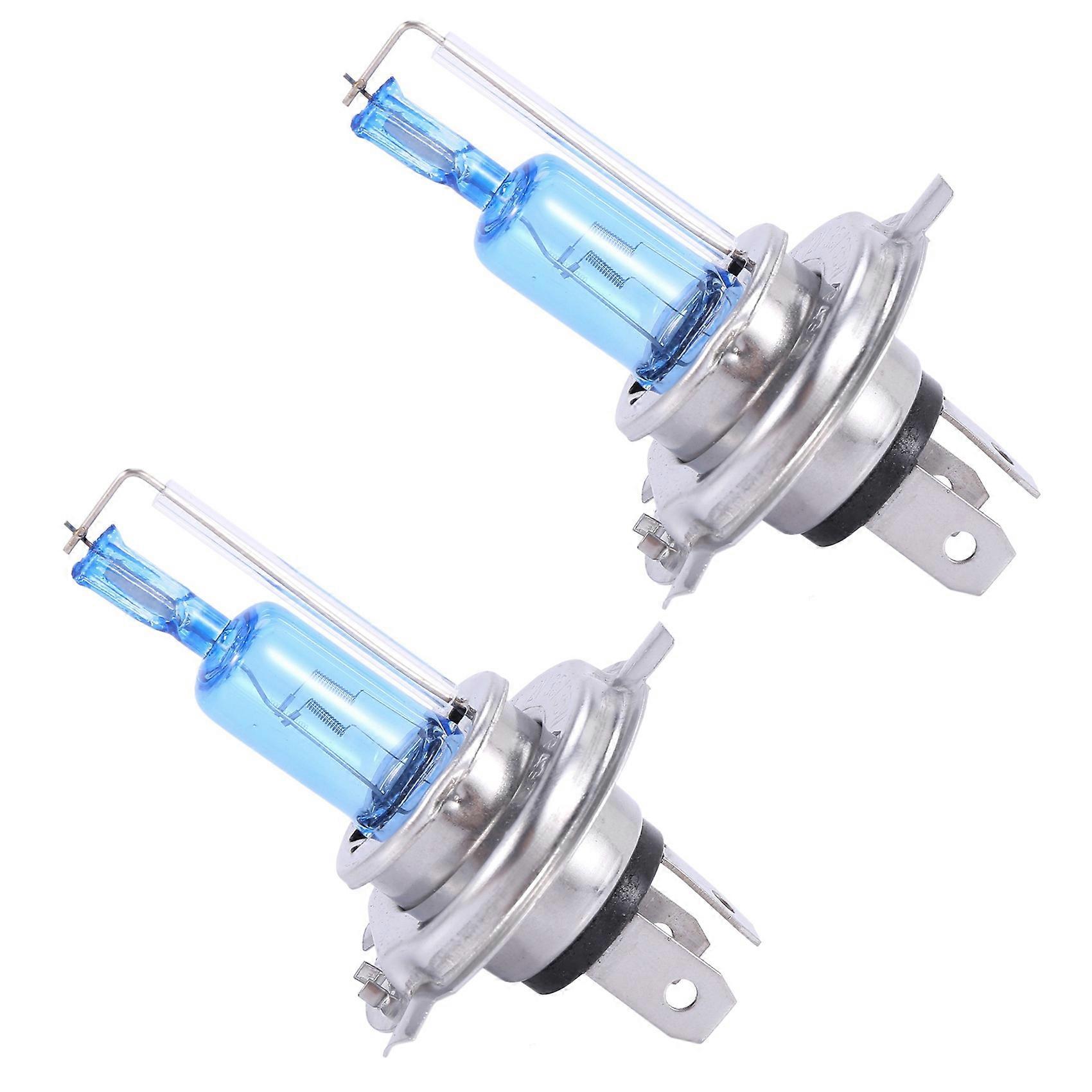 2X H4 35W Xenon HID Scheinwerfer Halogen Glühbirne Lampe Hi/Lo Strahl Super Weiß 6000K