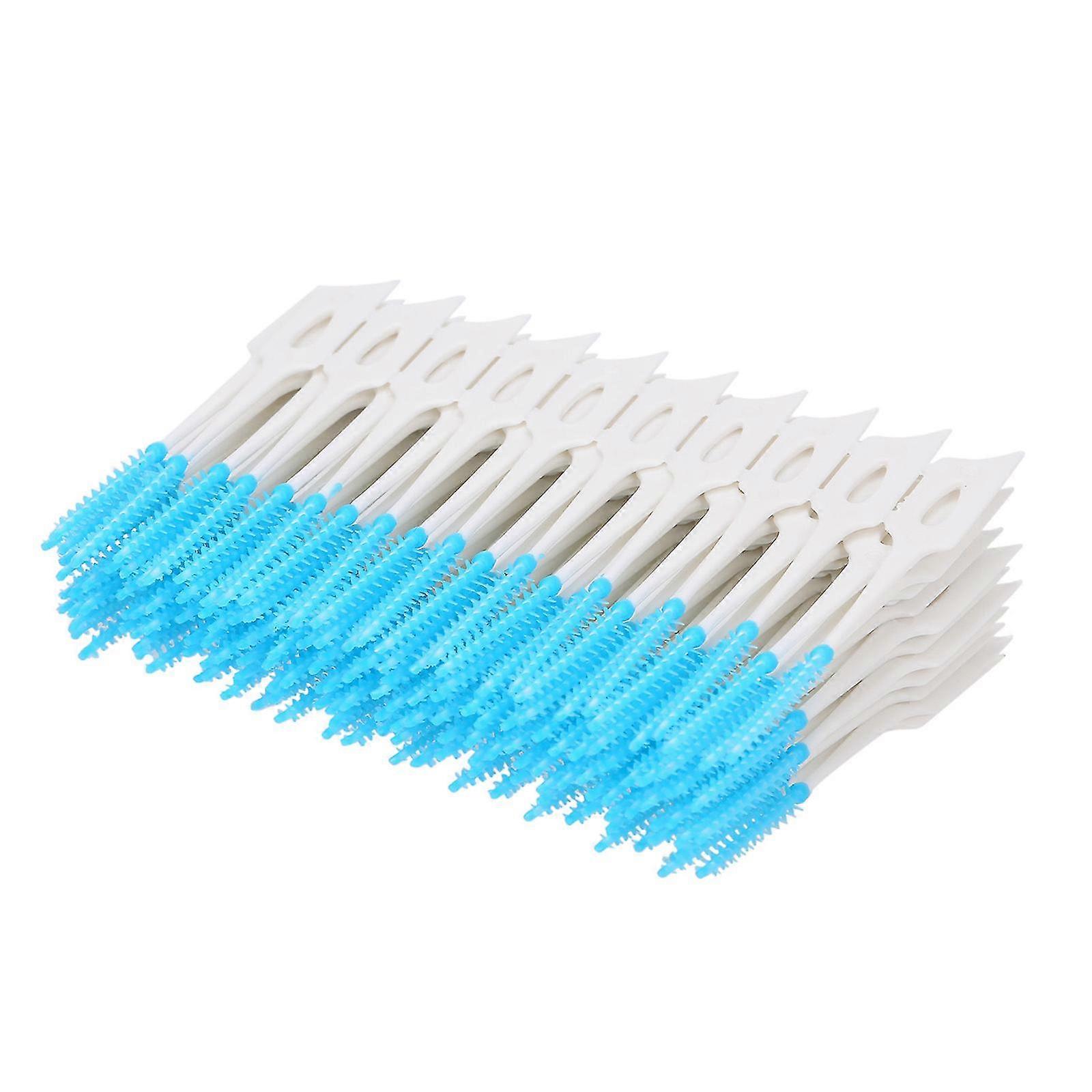 160pcs Double-ended Toothpick Soft Silicone Tooth Picks