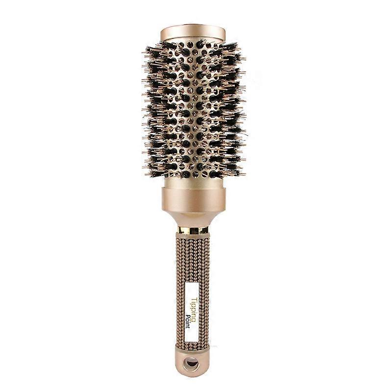 Spazzola rotonda, spazzola per capelli nano thermal ceramic & ionic tech, spazzola a botte rotonda con setole di cinghiale per asciugare, styling, arricciare, aggiungere volume e lucentezza
