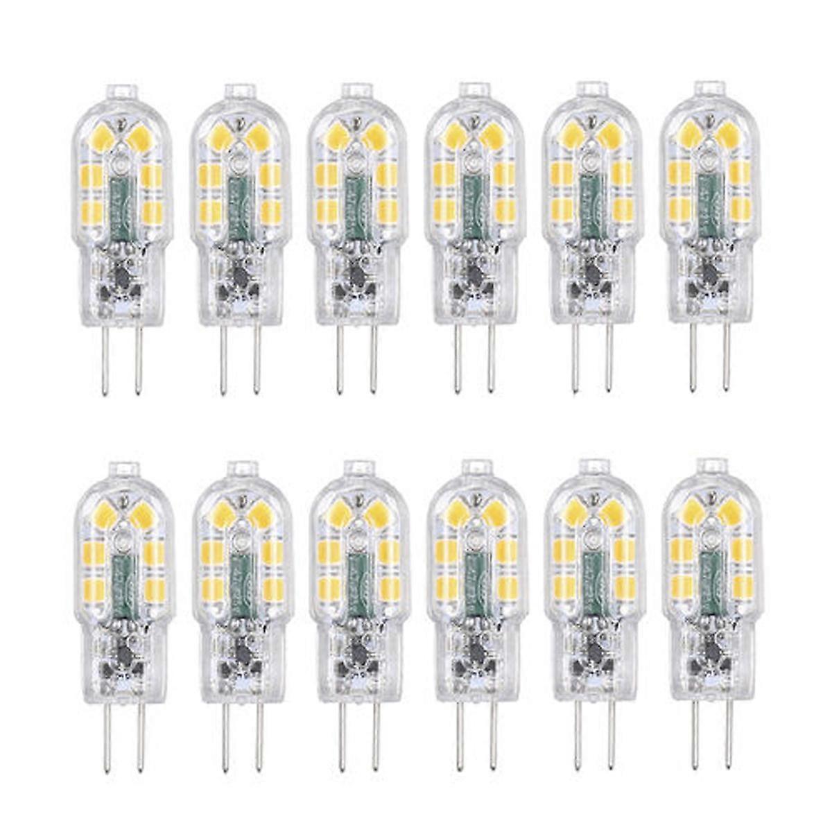 Ampule LED Tomshine G4 12pack bílá chaud