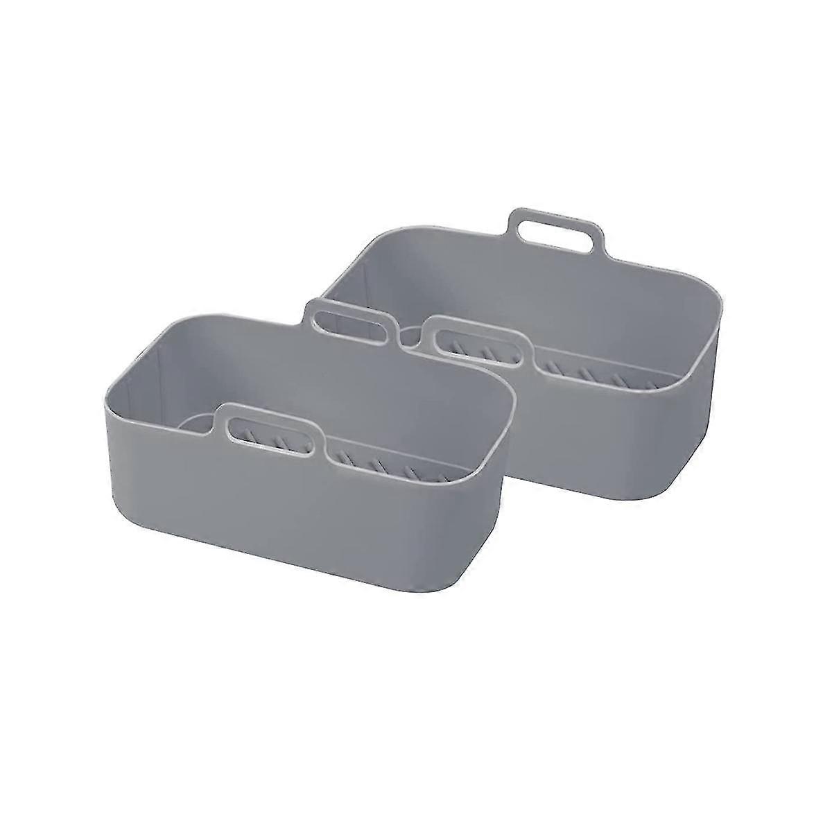 Silicone Liners, Silicone Pot Reusable Liners For Ninja Dual Dz201 Dualzone, ,grey