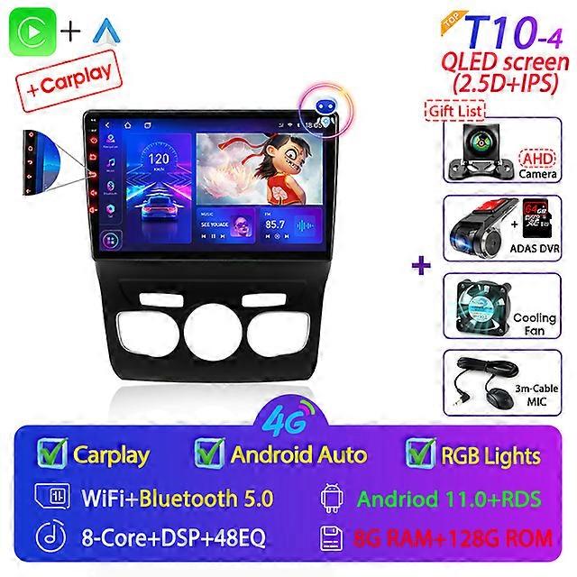 Android 11 Car Radio Multimedia Video Player 2Din for Citroen C4 B7 2013-2016 Navigation Stereo Speakers Carplay Audio Head Unit