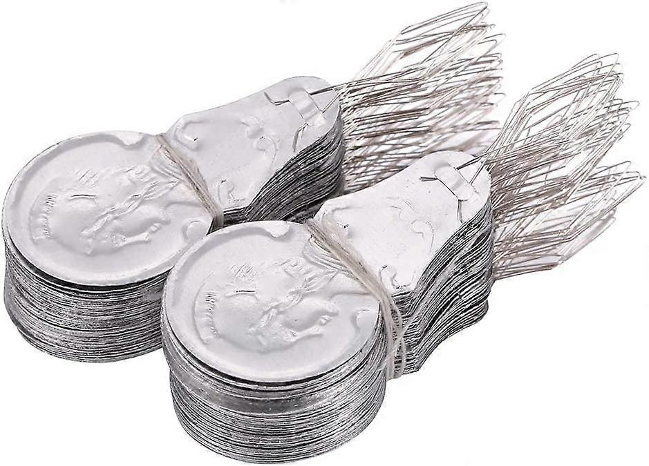 100x Silver Tone Thread Loop DIY Needle Threader Stitch Insertion Hand Machine Sewing Tool